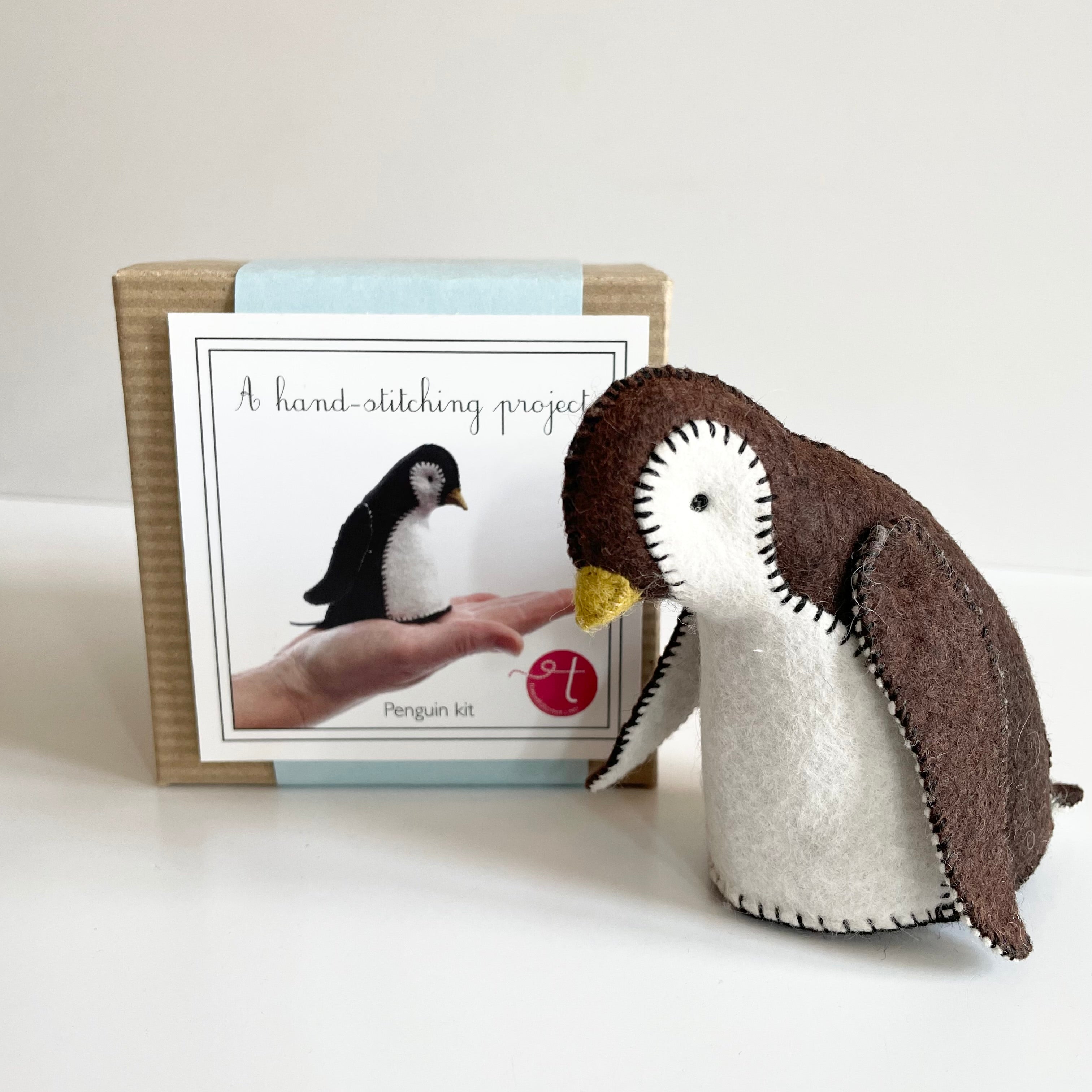 Threadfollower Handstitching Kit :  Penguin