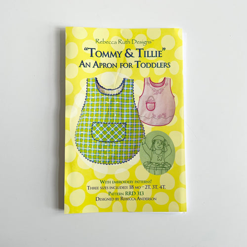 Rebecca Ruth Designs : Tommy & Tillie Toddler Apron