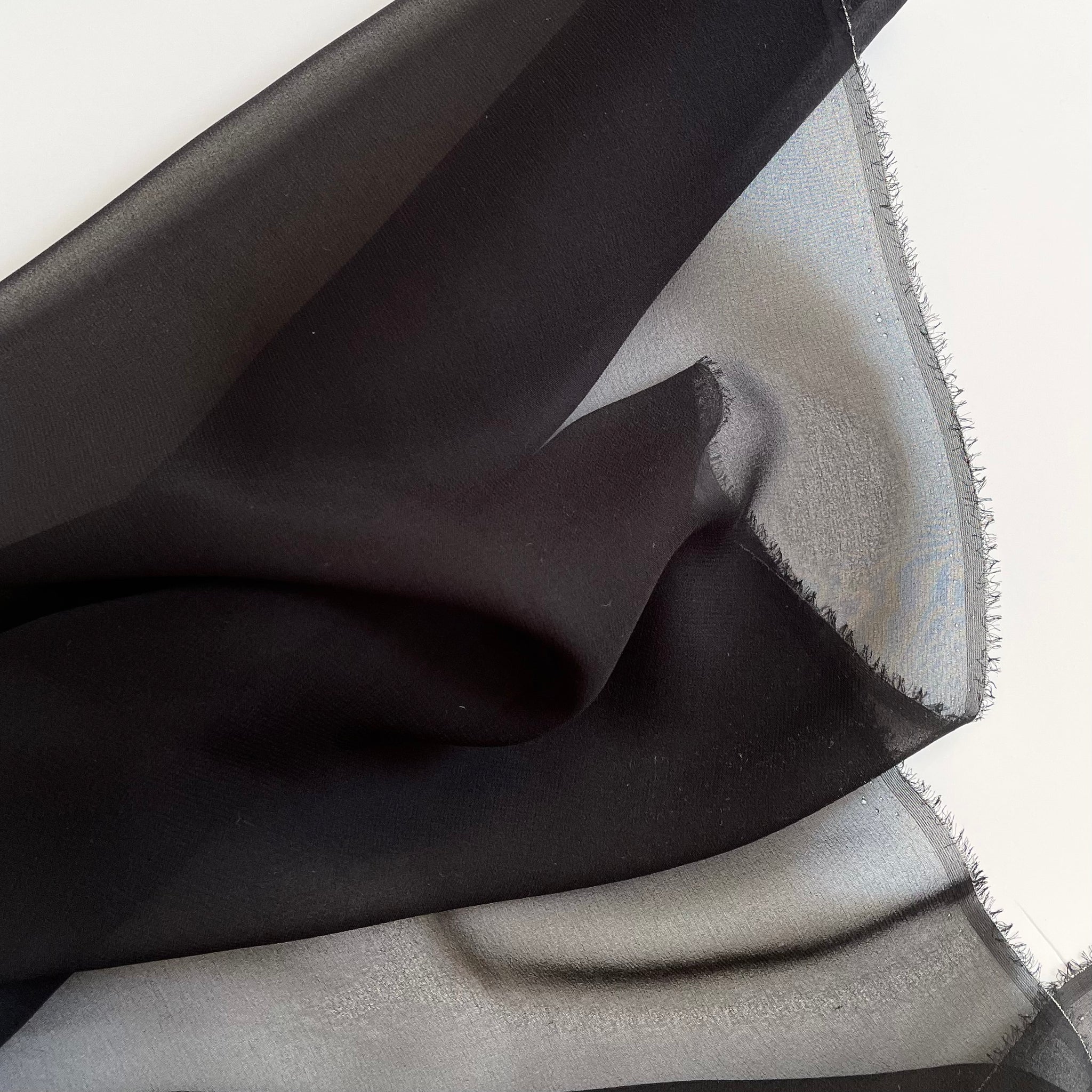 Silk Georgette - Black