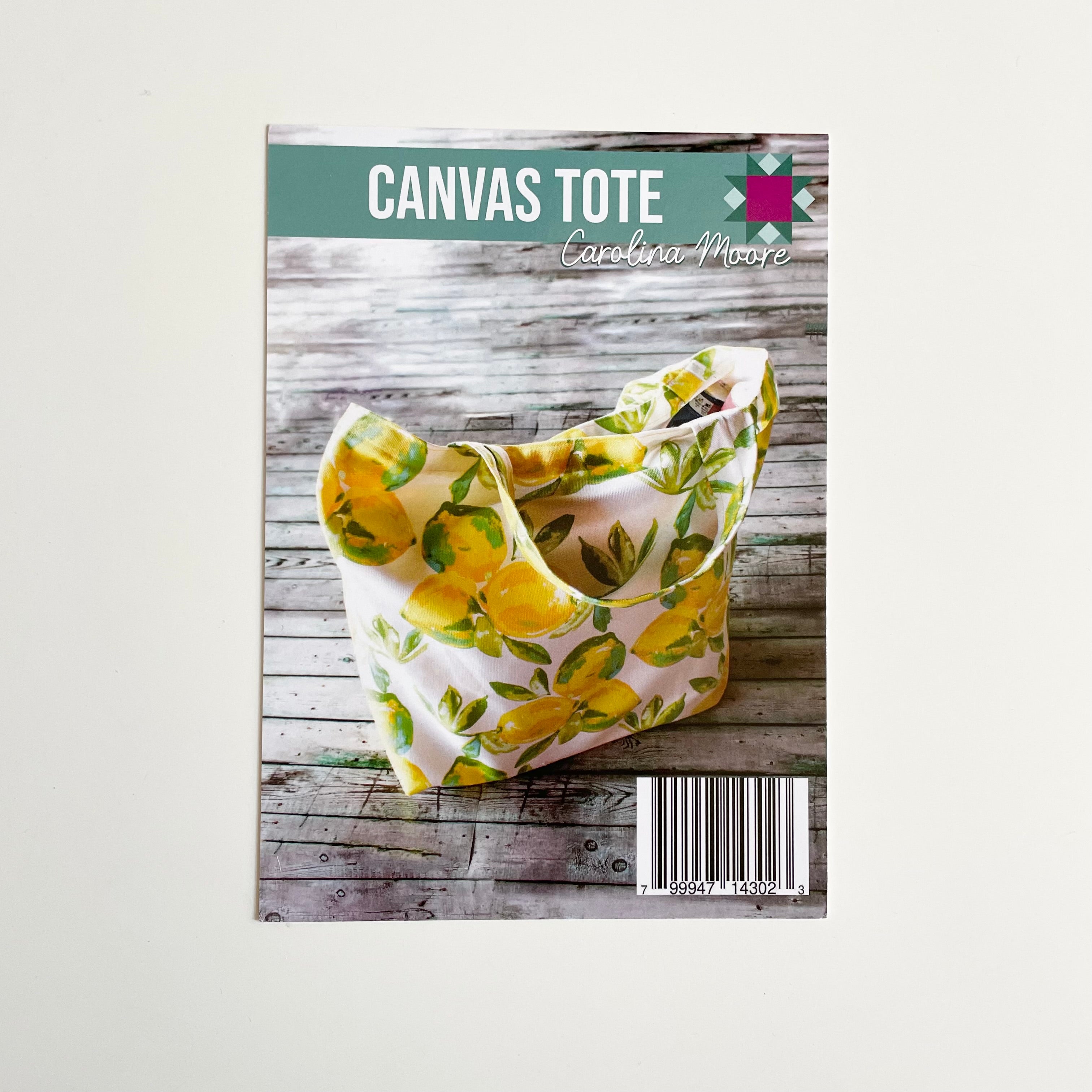 Carolina Moore : Canvas Tote Pattern