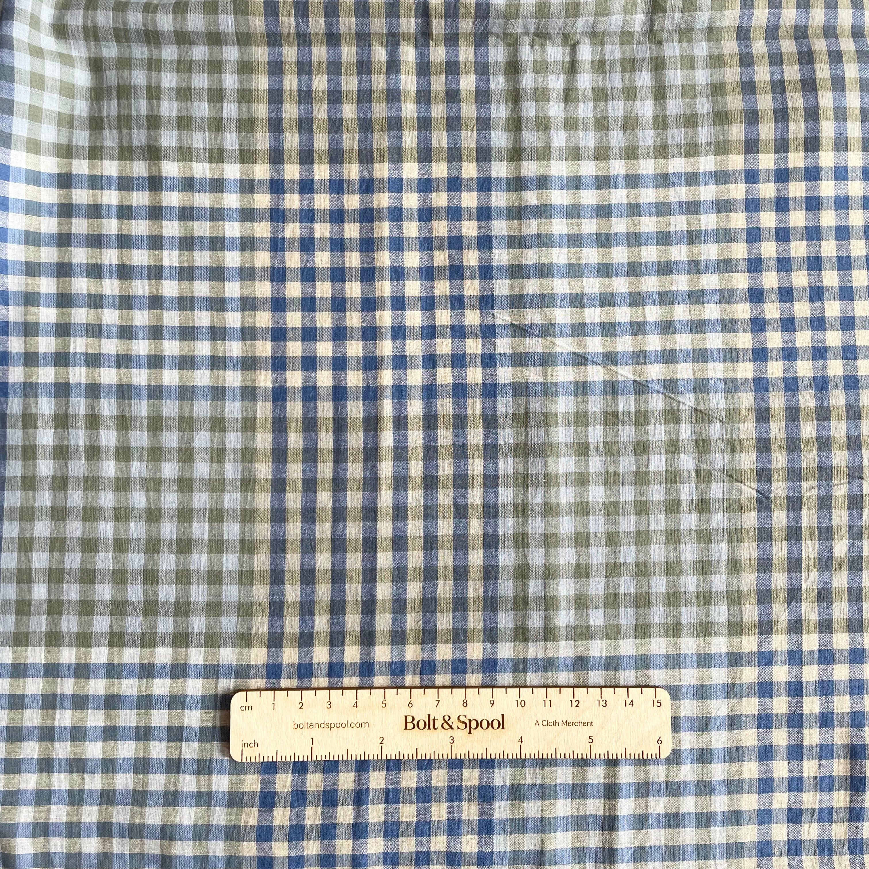 Merchant & Mills Handwoven Indian Cotton - Watercolour Check