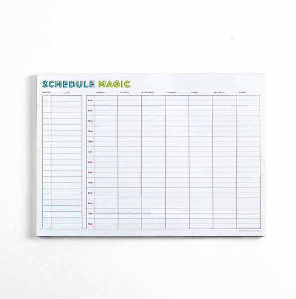 Schedule Magic Notepad : Free Period Press