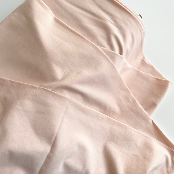 Organic Cotton Jersey - Peach Blush