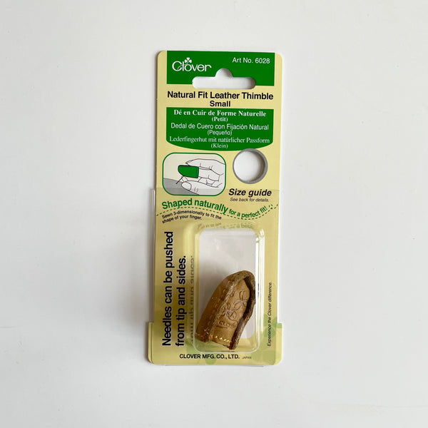Clover Natural Fit Leather Thimble