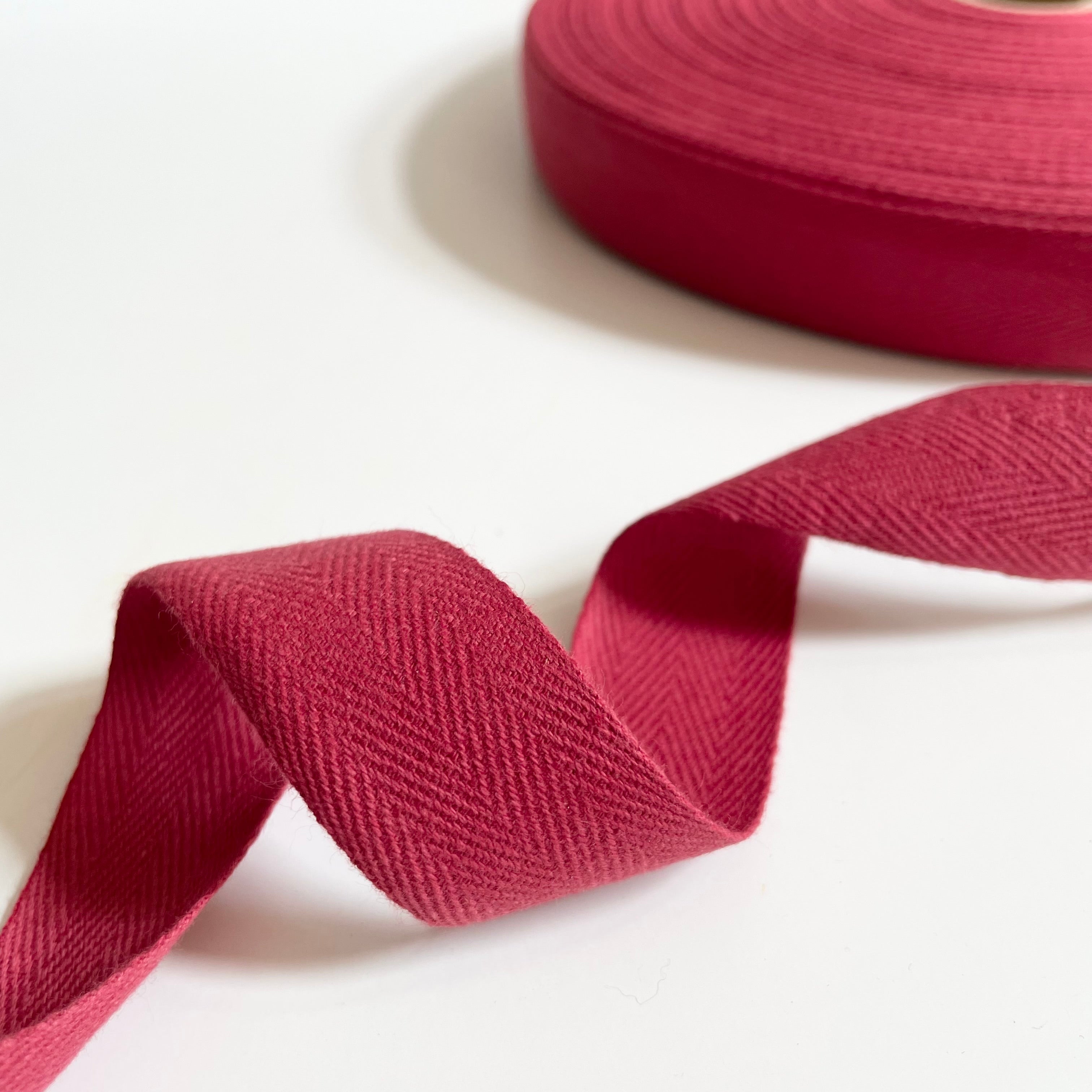 Cotton Twill Tape - Red 1"