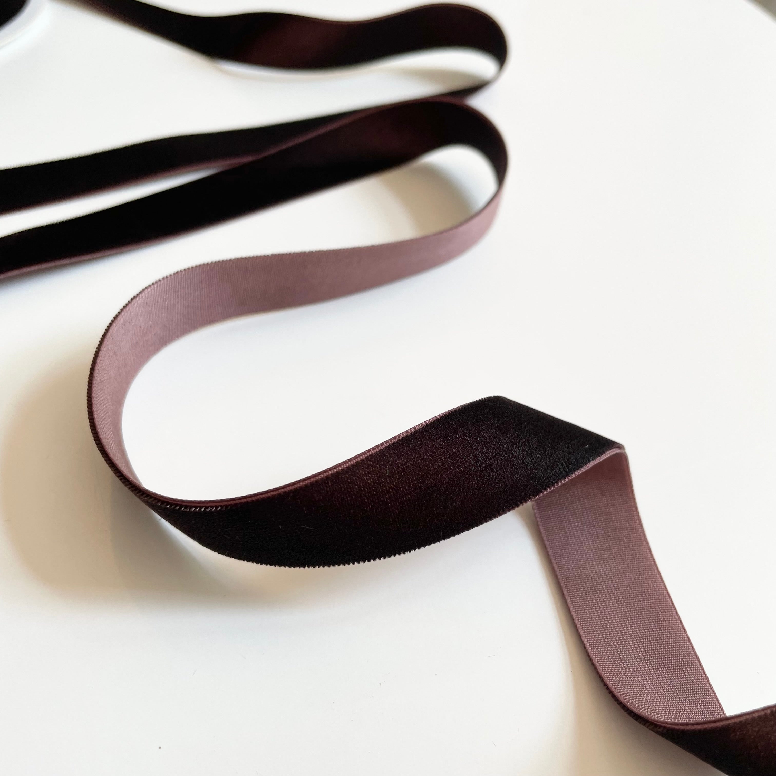 May Arts Velvet Ribbon - 3/4" Brown
