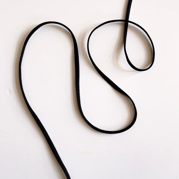 Banded Elastic 4mm - Black