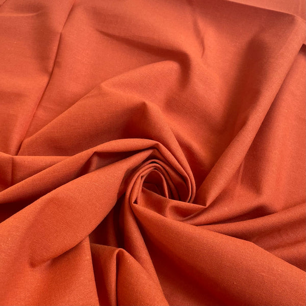 Cloud9 Organic Fabric : Cirrus Solids - Cinnamon