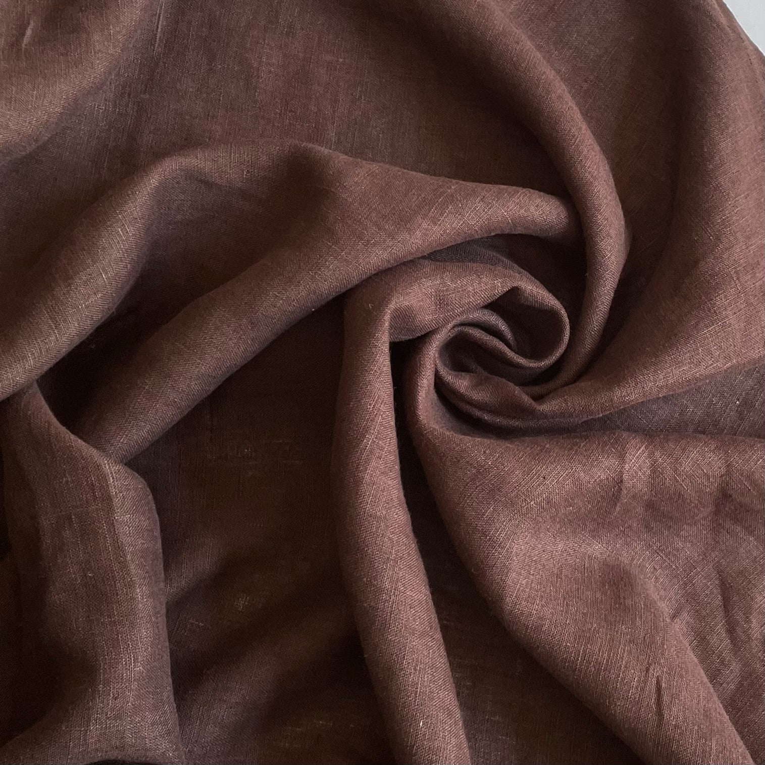 Midweight European Linen - Chocolate