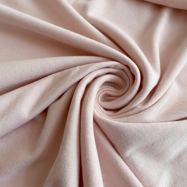 Organic Cotton Knitted Terry Cloth - Peach Blush