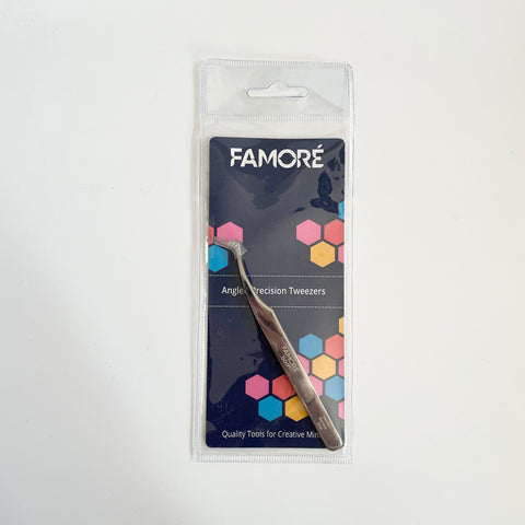 Famore Angled Tweezers