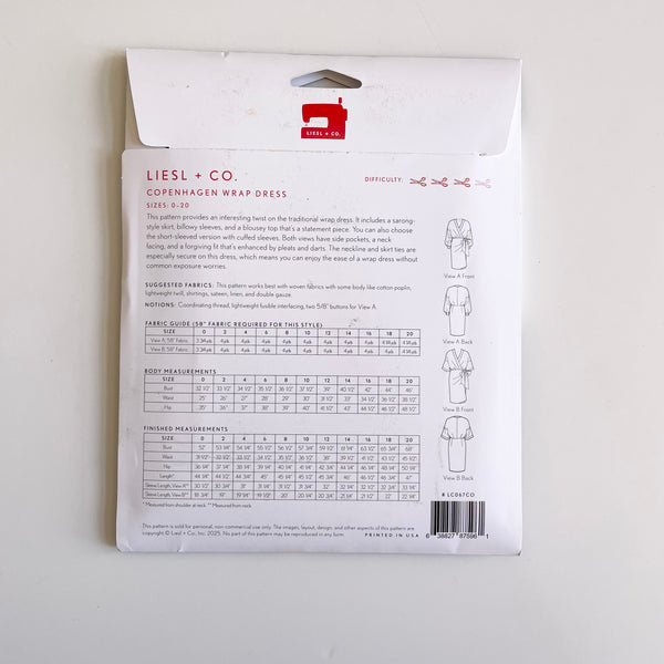 Liesl + Co : Copenhagen Wrap Dress