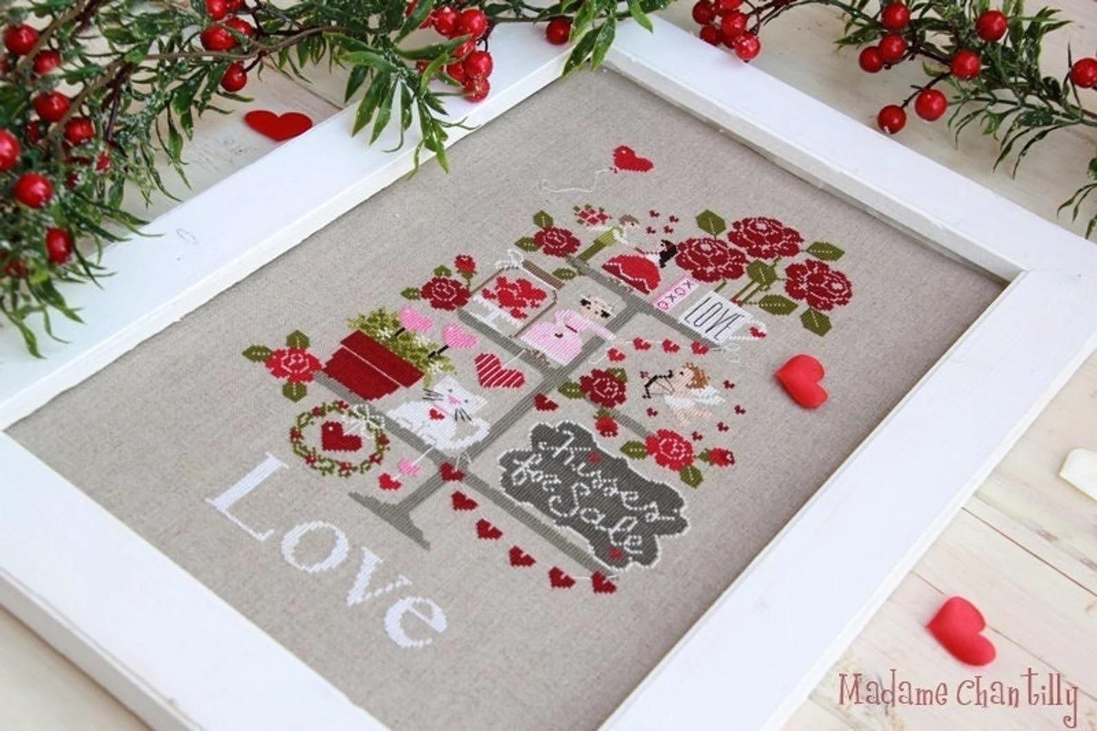 celebrate love cross stitch pattern