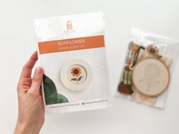 Matryoshka : Sunflower Embroidery Kit