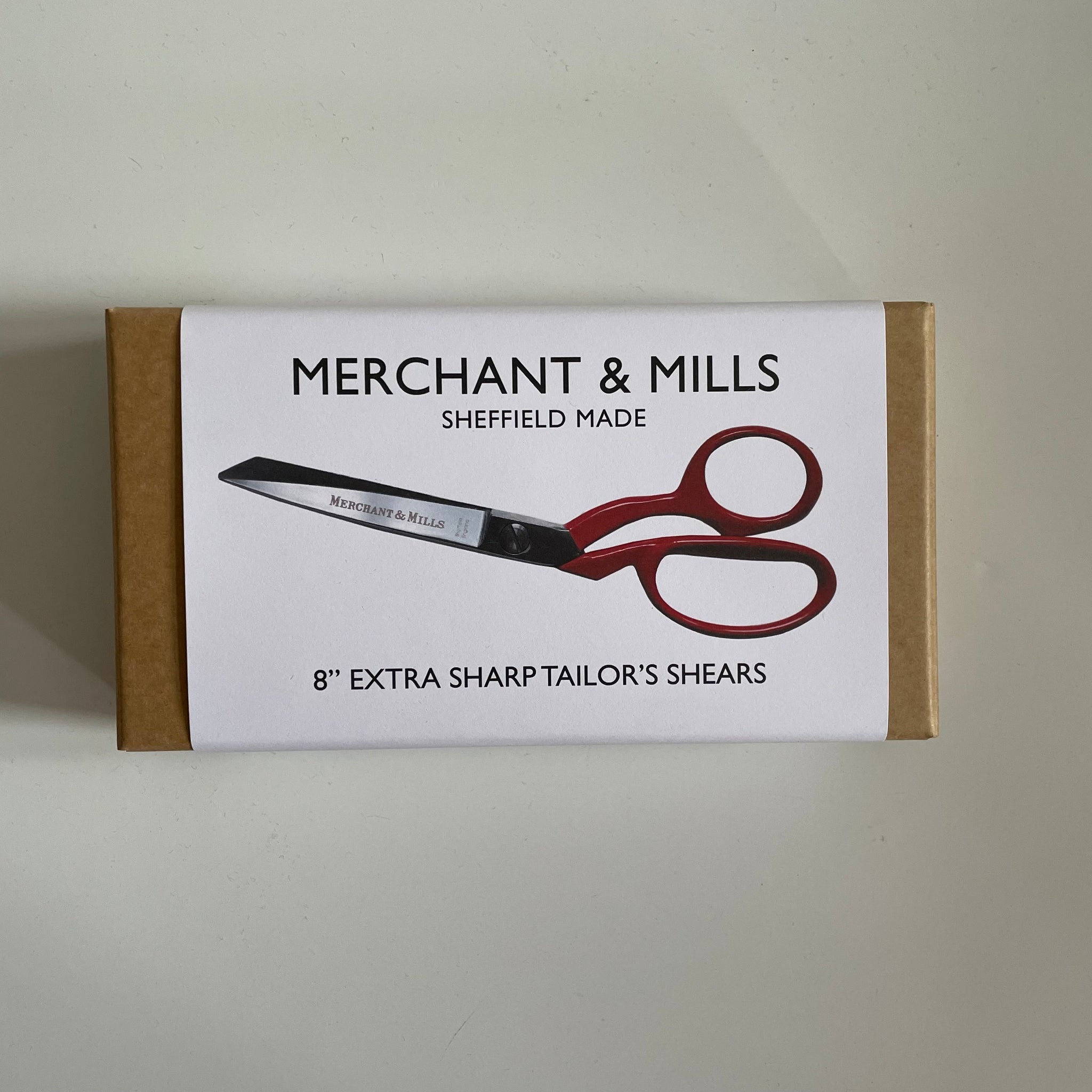Merchant & Mills Notions : Red Extra Sharp Scissors - 8"