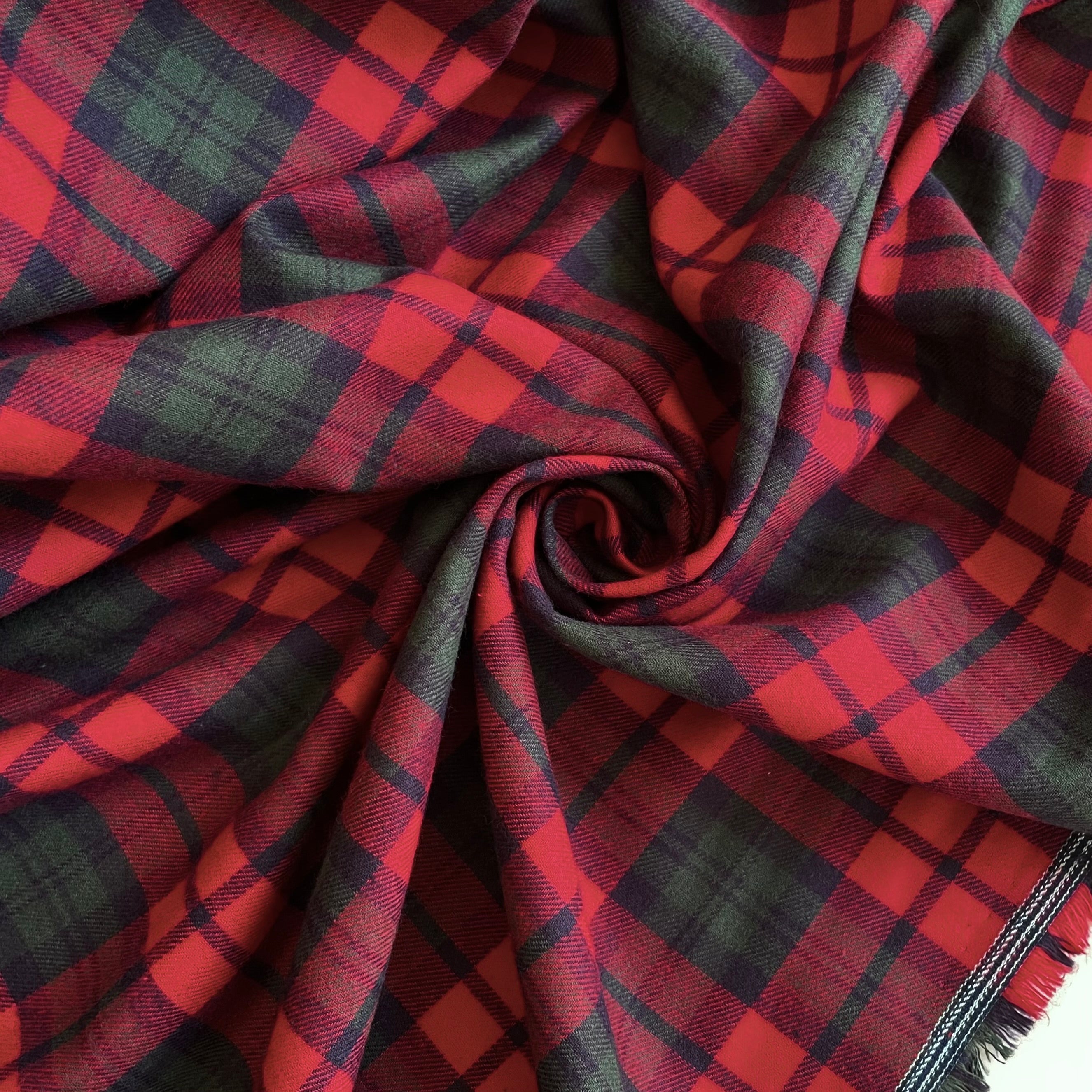 Rodeo Plaid Flannel : Red / Green