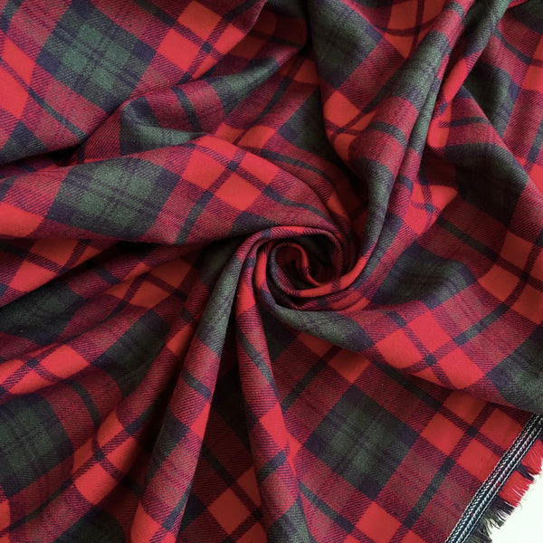 Rodeo Plaid Flannel : Red / Green