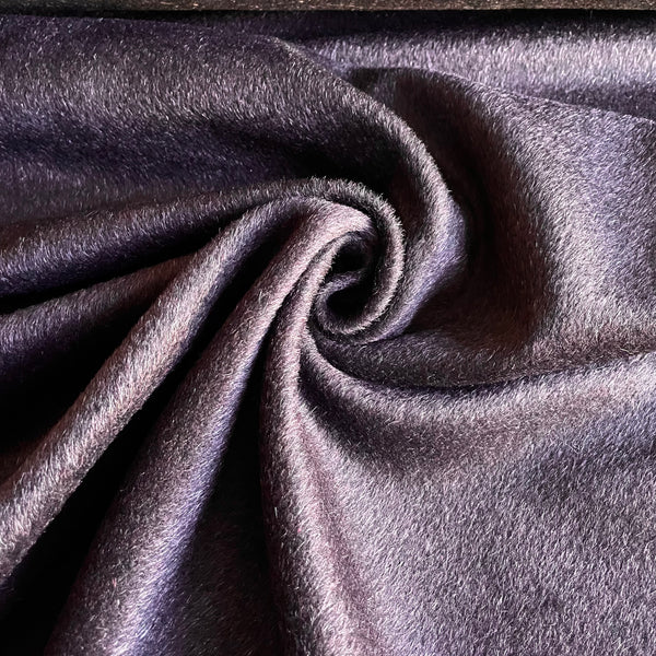 Italian Wool / Alpaca Coating - Deep Purple