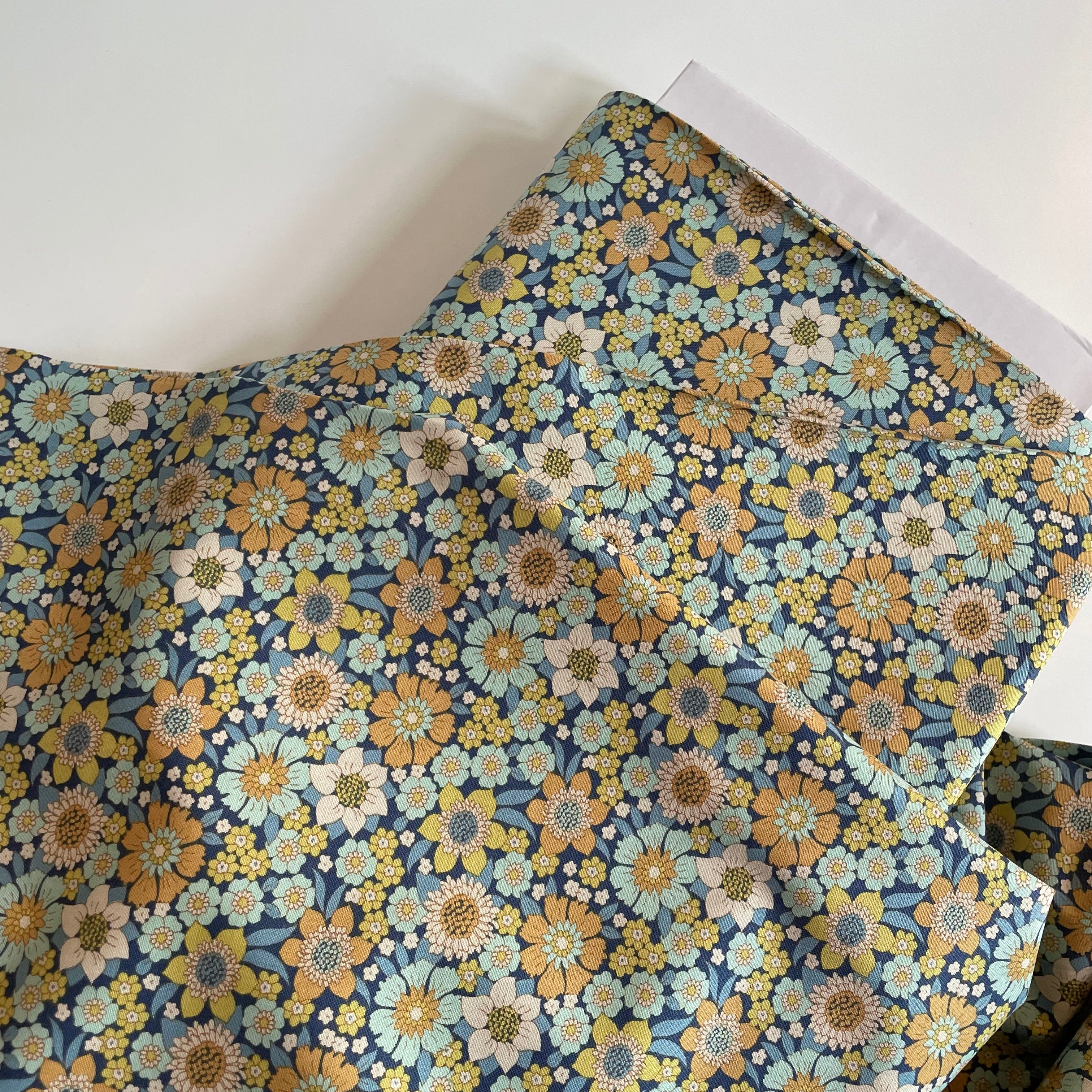 Tilda Fabrics : Wallflower - Lauren Blue