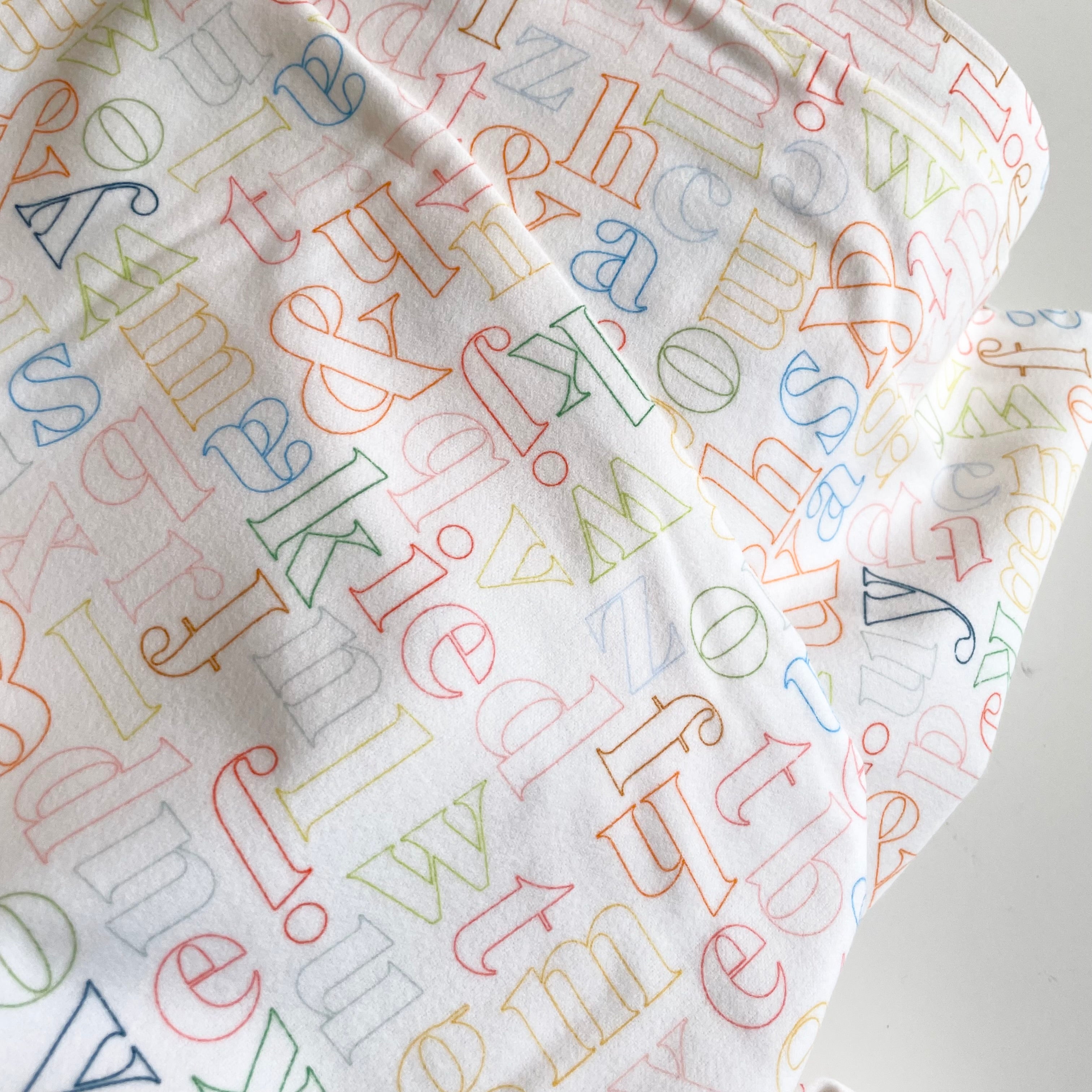 AGF Flannel - Alphabet Party Snug