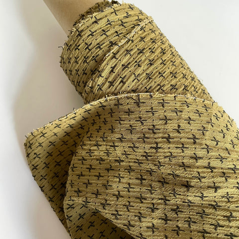 Merchant & Mills Indian Cotton - Salto Green Cross Stitch