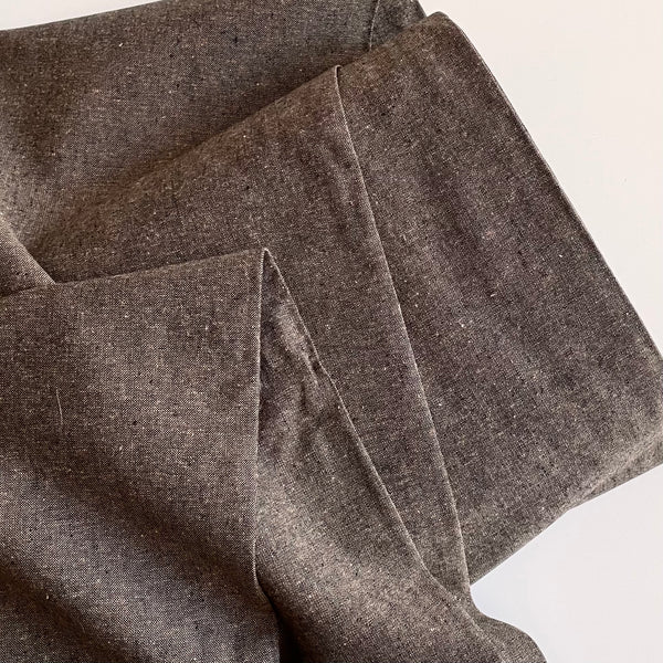 Robert Kaufman : Essex Linen / Cotton - Espresso