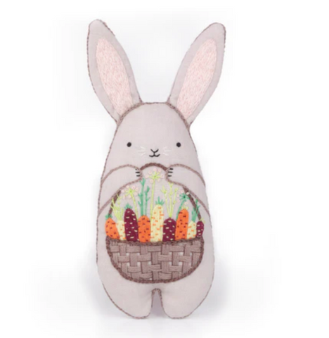 Kiriki Press Embroidered Doll Kit - Bunny