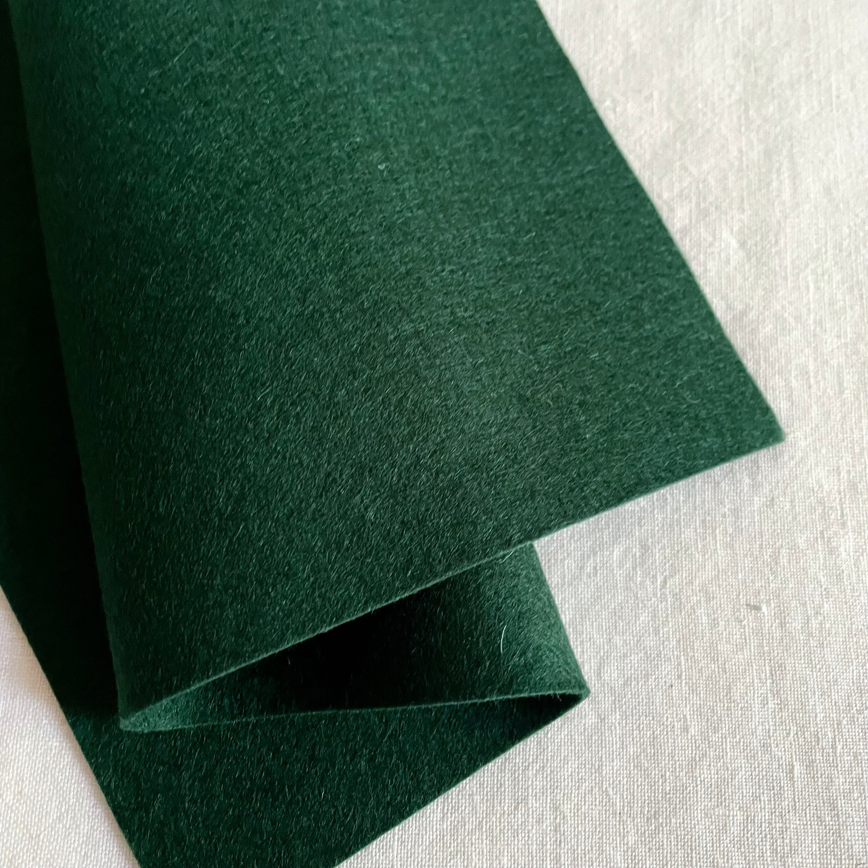 Wool Felt  - Hunter Green