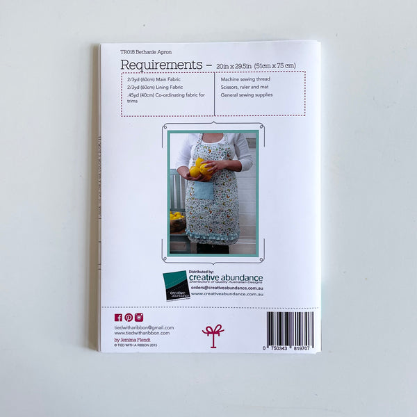 Tied With a Ribbon Patterns : Bethanie Apron