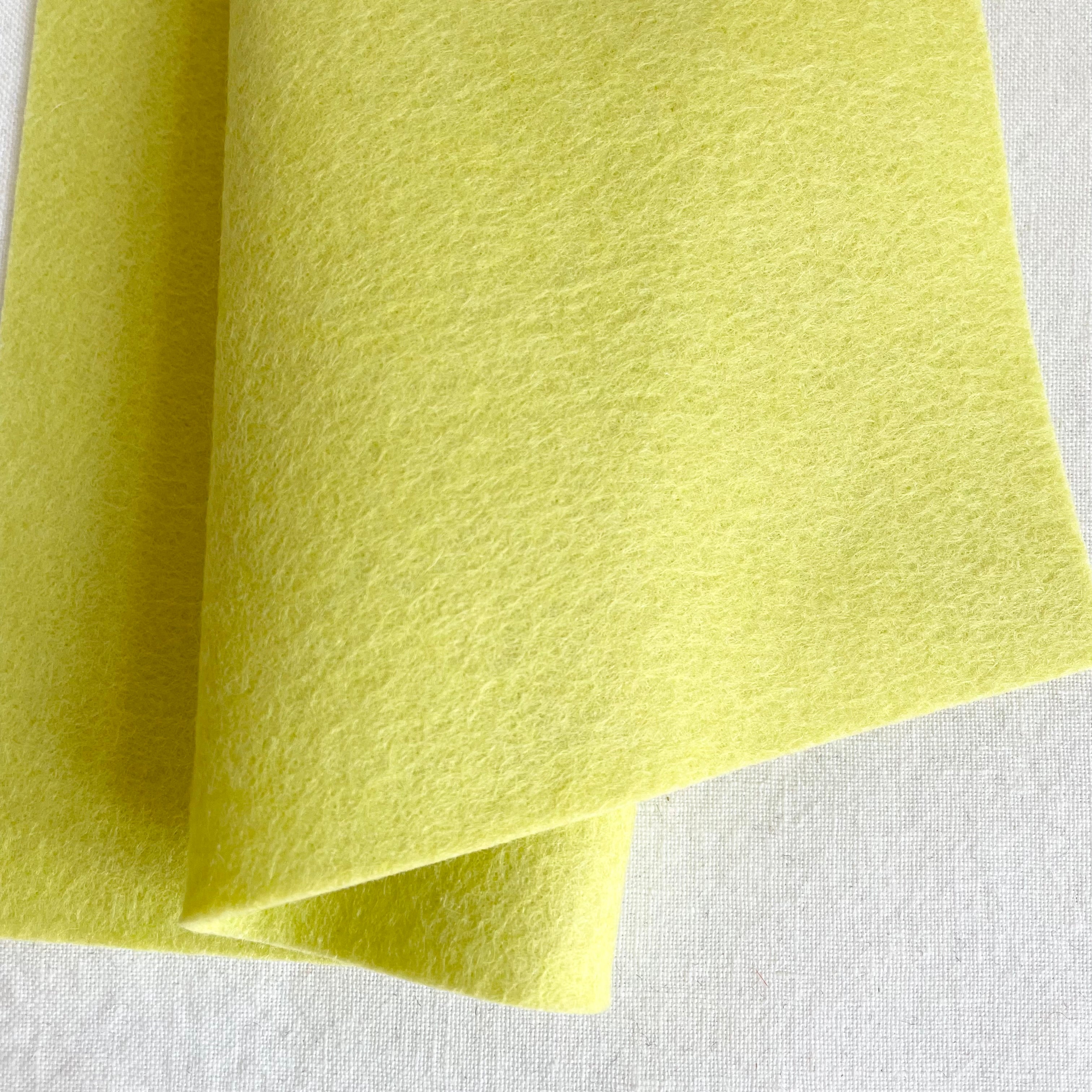 barefoot Wool Felt chartruse