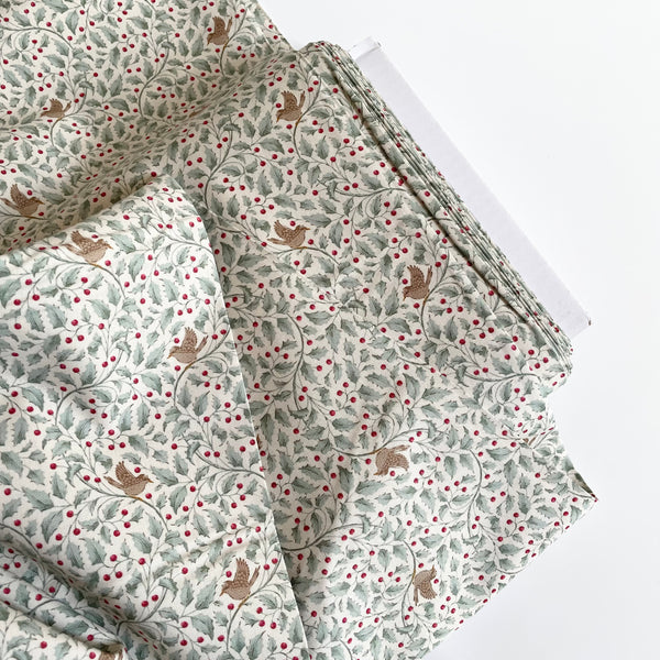Tilda Fabrics : Merry Little Christmas - Holly Duckegg quilting cotton