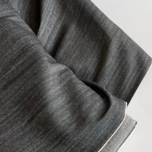 Cotton Yarn-Dyed Denim - Black