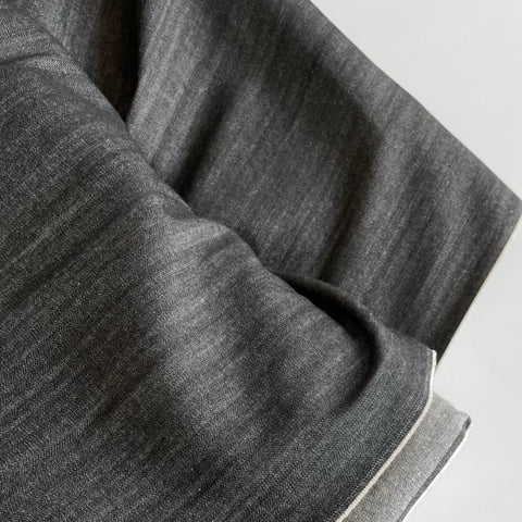 Cotton Yarn-Dyed Denim - Black