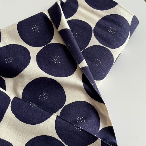 Kokka Muddy Works Canvas - AnPan Navy