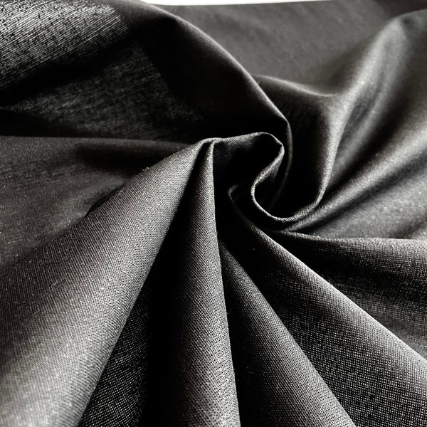 Fusible Cotton Interfacing - Heavy Weight Black