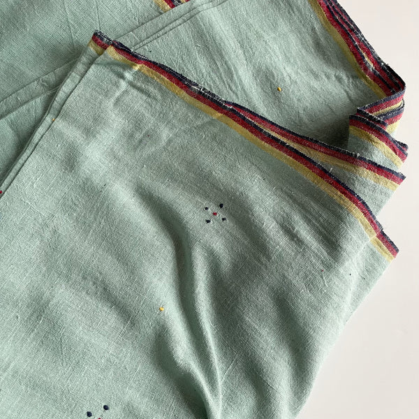 Merchant & Mills Handwoven Indian Cotton - Cassatt Blue Tangaliya