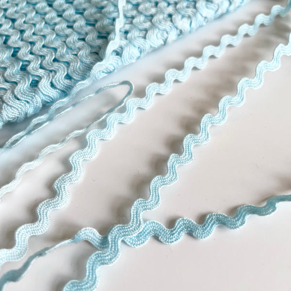 Narrow Mokuba Ric Rac - Aqua