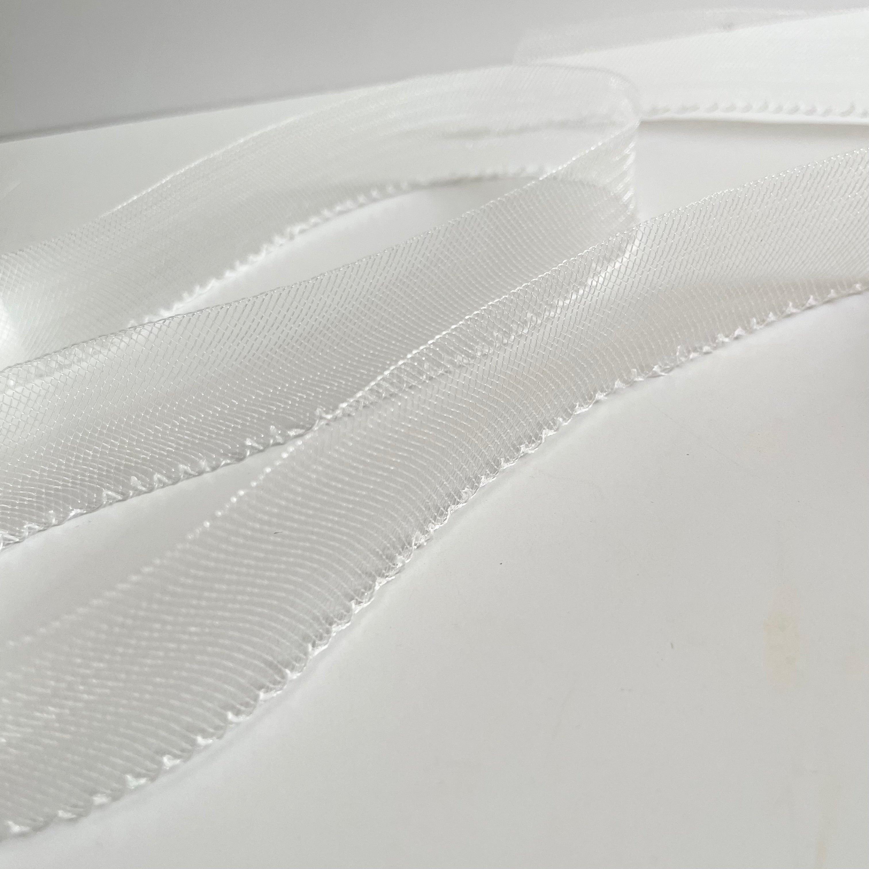 Soft Horsehair Braid - 1" Clear