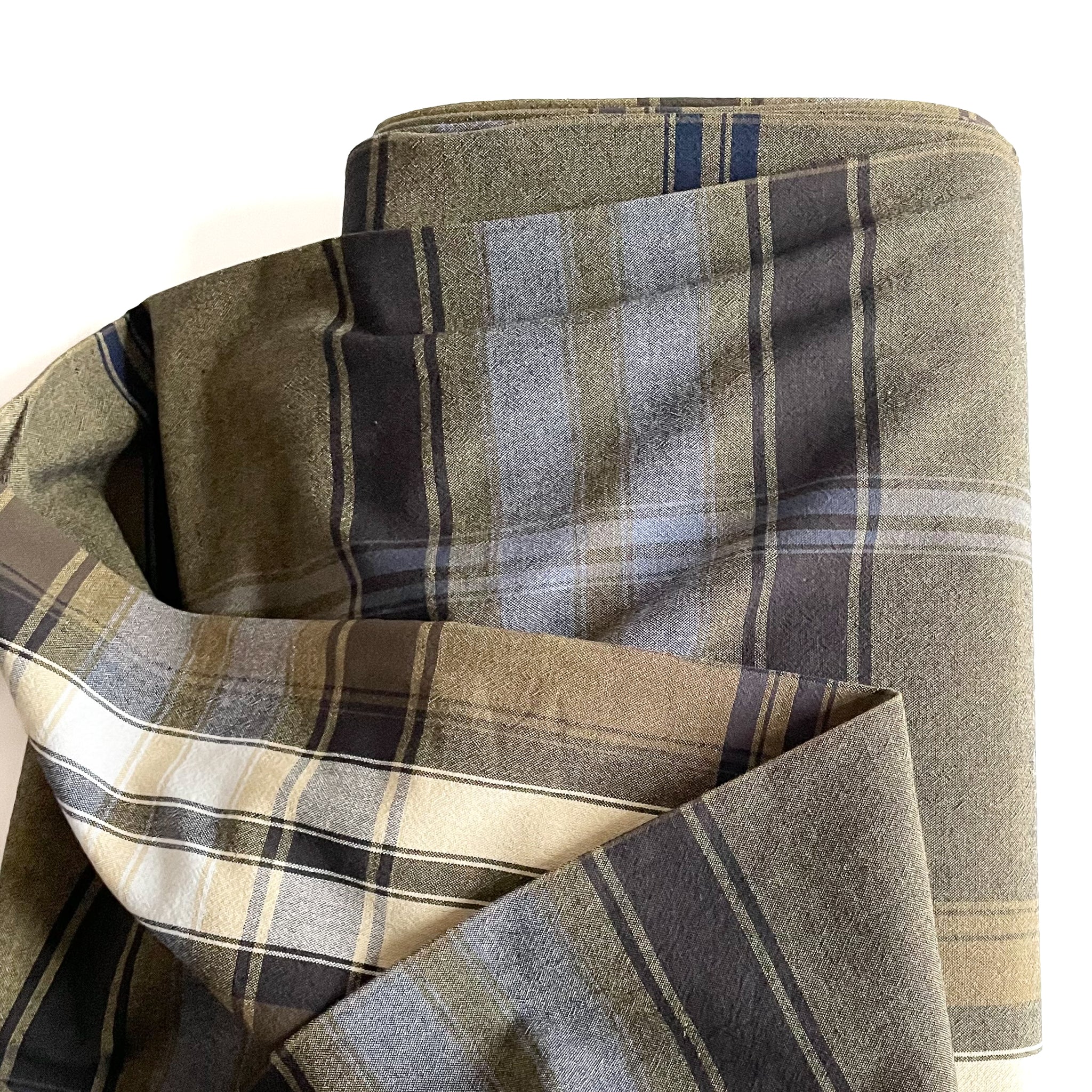 yarn dyed cotton plaid fabric