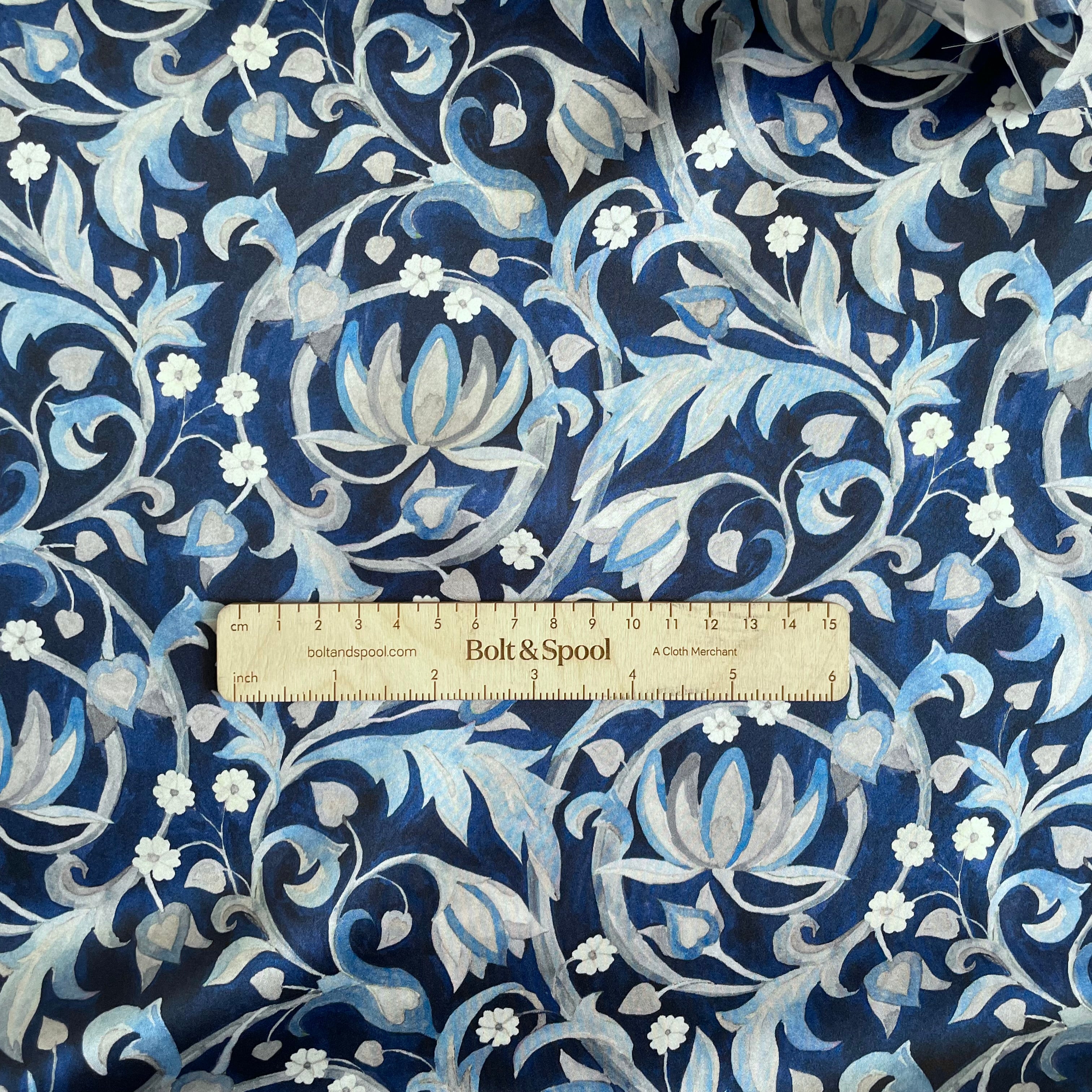 Liberty Fabrics Belgravia Silk Satin - The West Garden