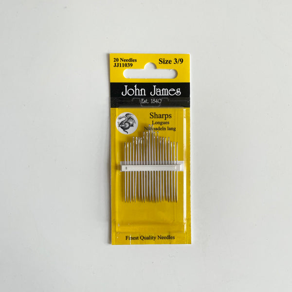 John James Sharps Needles - size 3/9