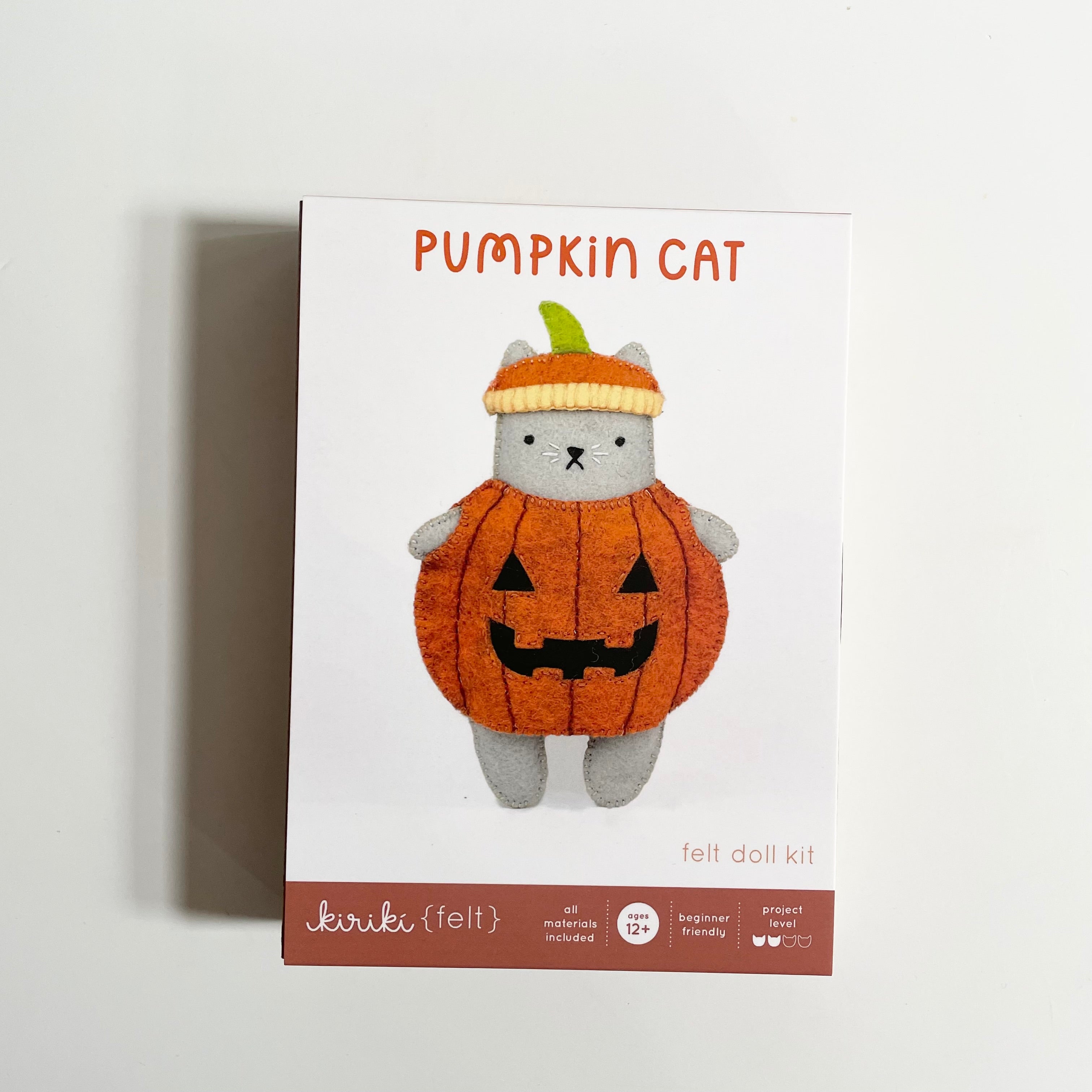 Kiriki Felt Doll Kit - Pumpkin Cat