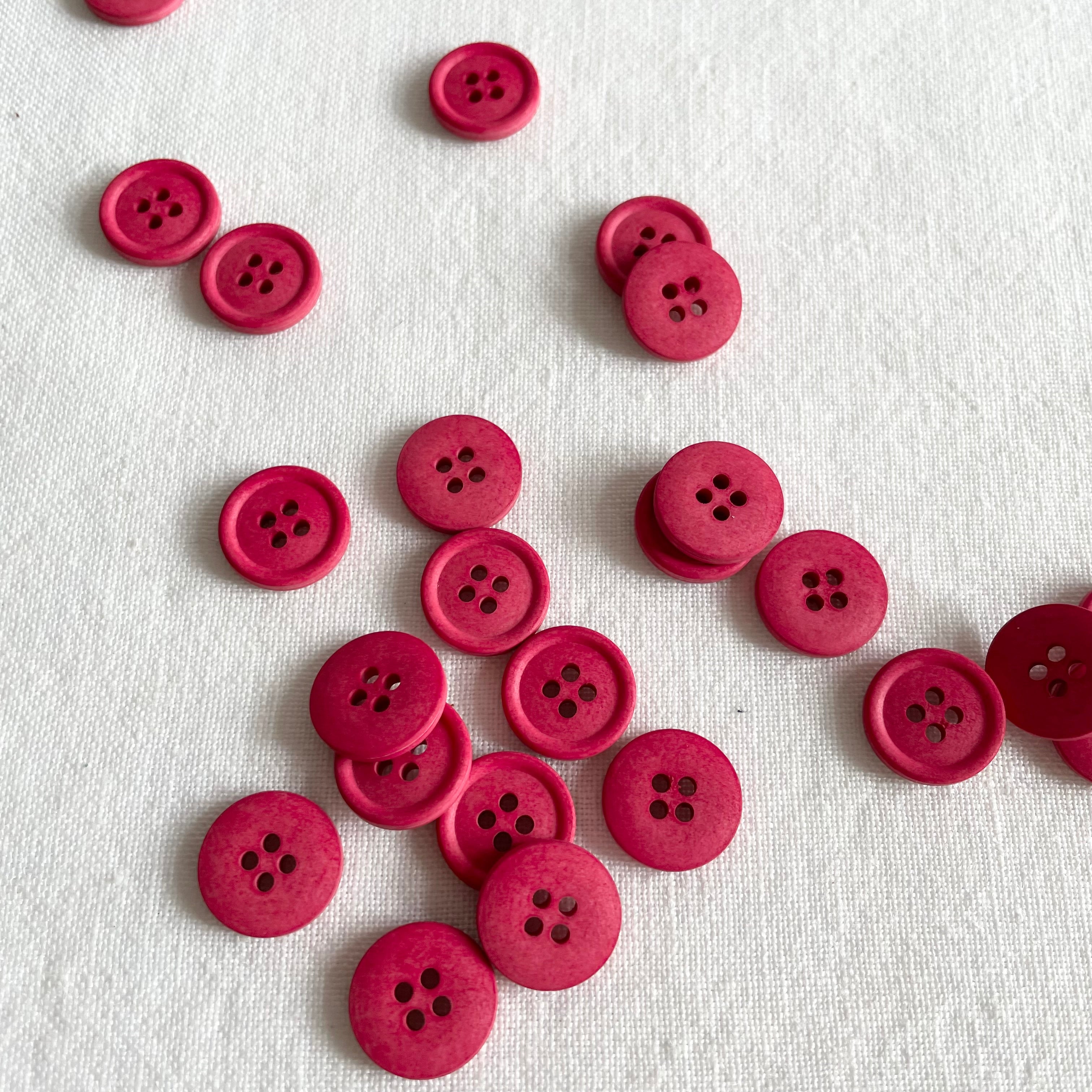 Merchant & Mills Cotton Buttons - Classic Red