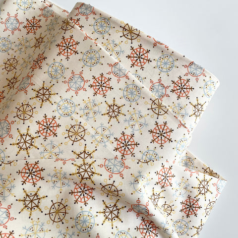 Cloud9 Organic Cotton : Snow Friends - Winter Rainbow