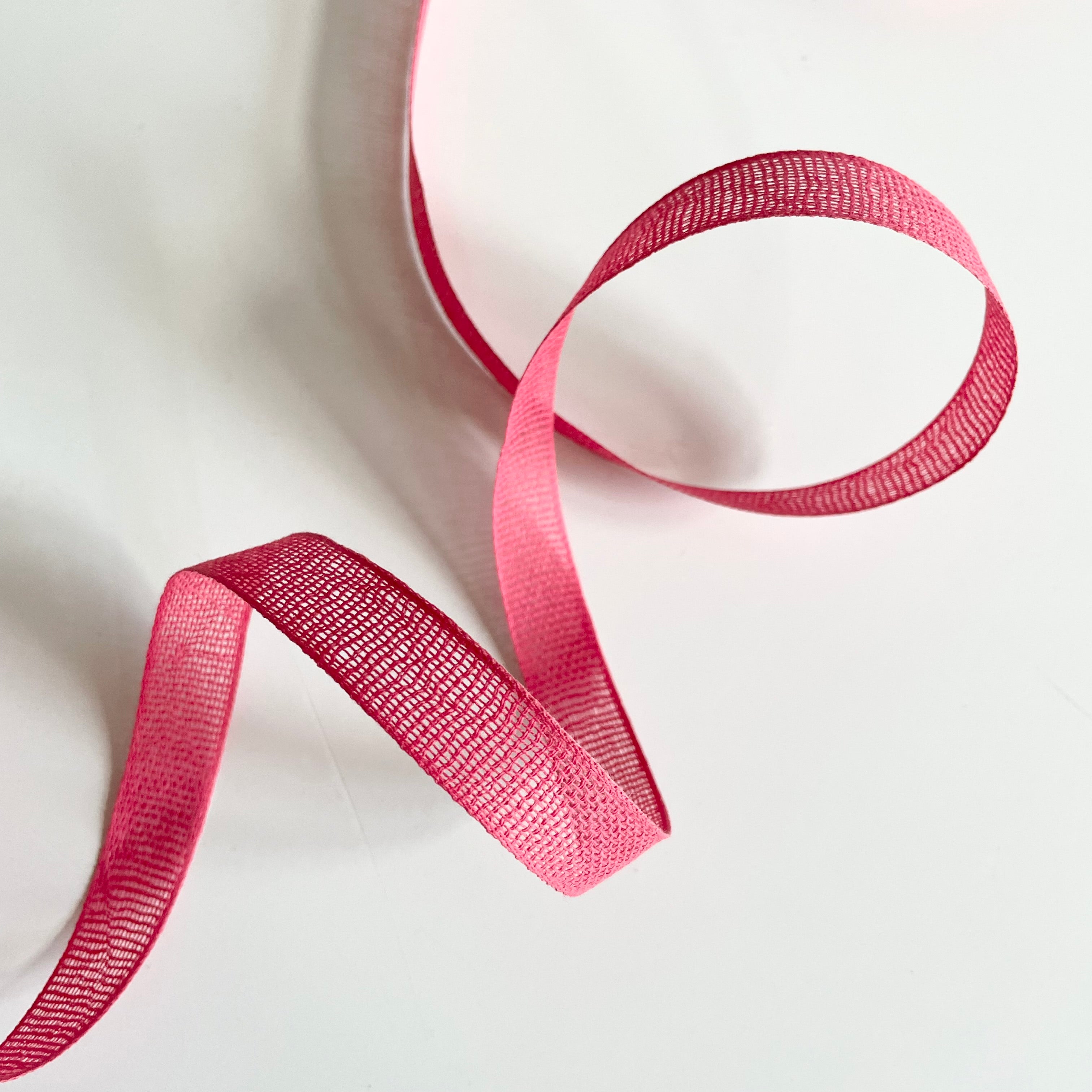 Studio Carta : Loose Weave Cotton Ribbon - Cherry