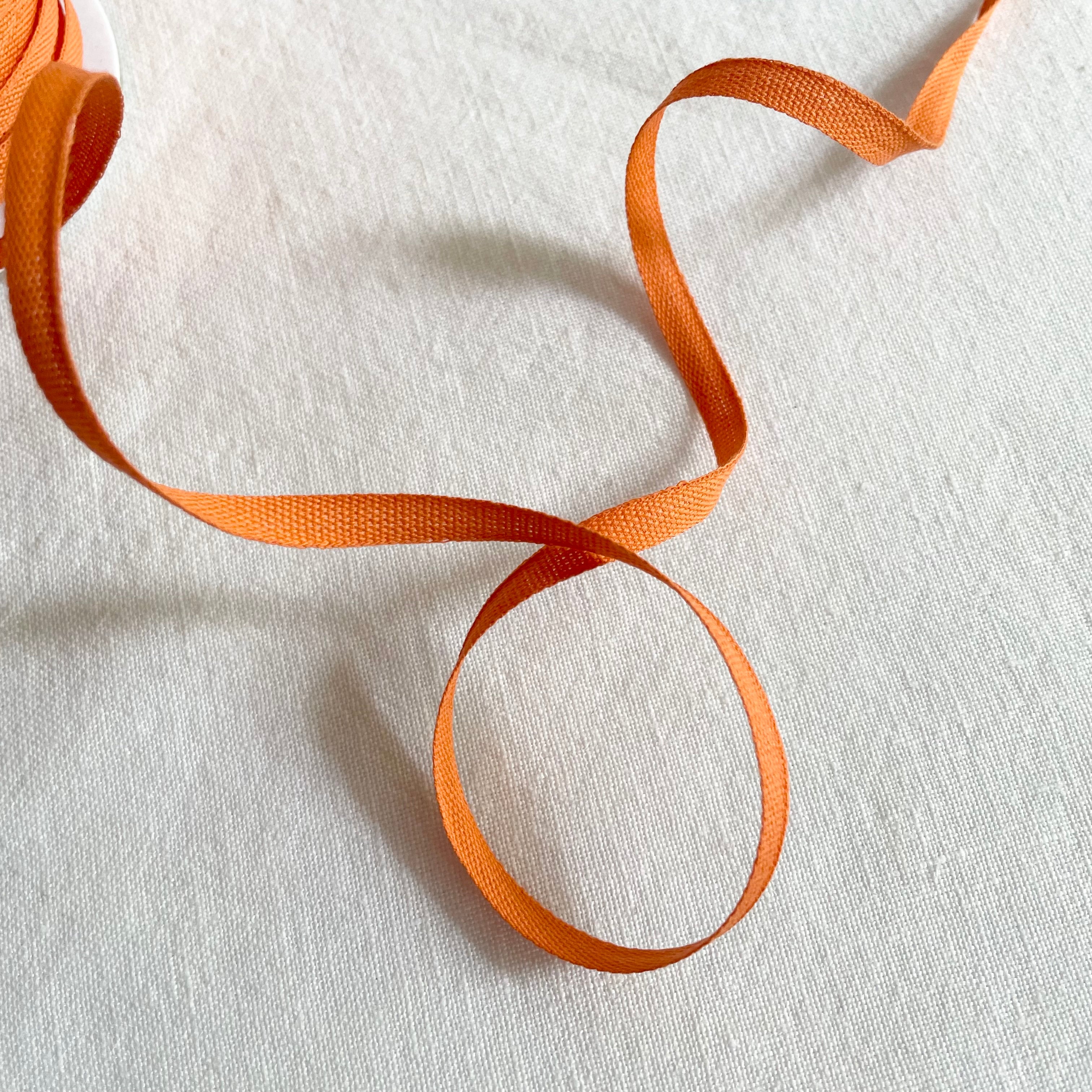 Studio Carta : Narrow Tight Weave Cotton Ribbon - Melon