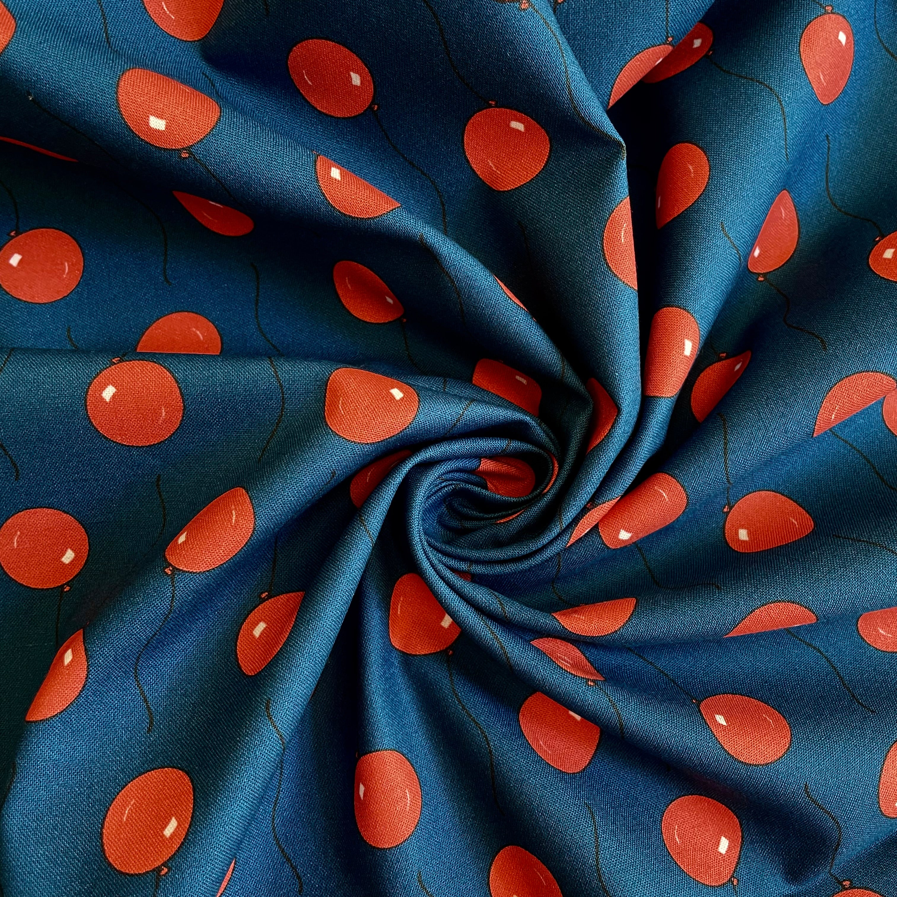 Cloud9 Organic Cotton : Goodnight Moon - Balloon Teal
