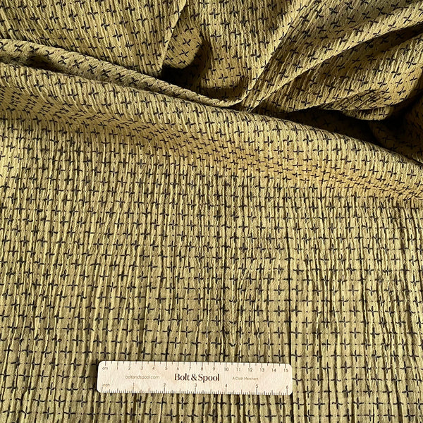 Merchant & Mills Indian Cotton - Salto Green Cross Stitch