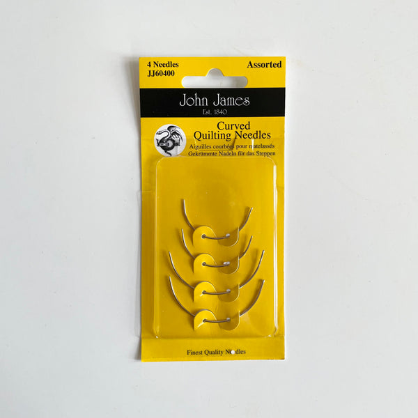 John James Curved Quilting Needles - Assorted Sizes