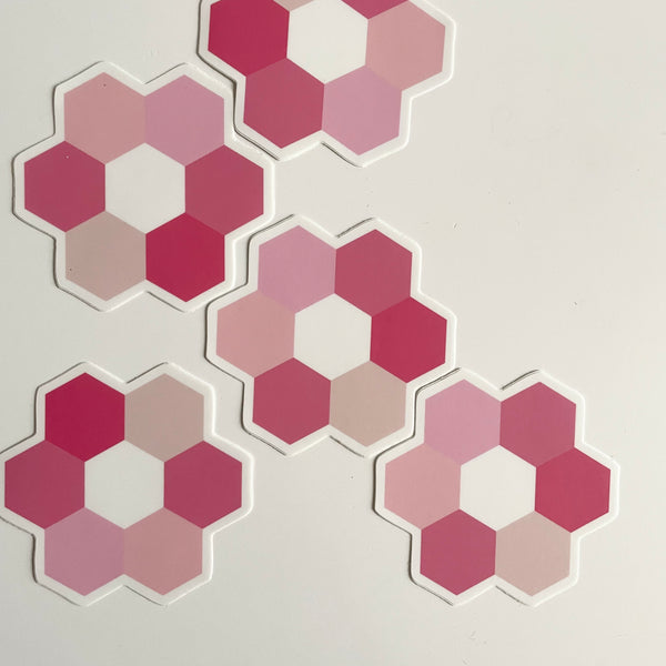 Cotton and Joy : Hexie Blooms Sticker
